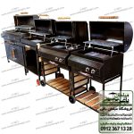 Gas barbecue and grill (both gas and charcoal)