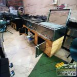 Gas barbecue and grill (both gas and charcoal)