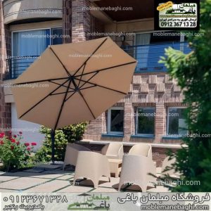 ست مبلمان باغی وچتر باغی